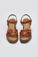 Πέδιλα με crossover λουράκια Refresh 172851 - Ταμπά - thefashionproject.gr - Refresh