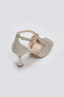 Πέδιλα με crossover λουράκια TFP - Χρυσό - thefashionproject.gr - TFP