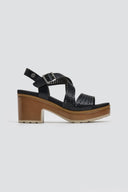 Πέδιλα με crossover σχέδιο Refresh 172847 - Μαύρο - thefashionproject.gr - Refresh - 23649002002