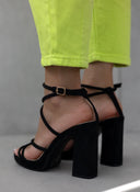 Πέδιλα με φιάπα crossover ERYNN - Μαύρο - thefashionproject.gr - ERYNN