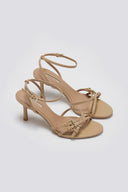 Πέδιλα με λεπτά λουράκια CORINA - Κάμελ - thefashionproject.gr - CORINA