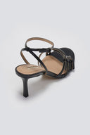 Πέδιλα με λεπτά λουράκια CORINA - Μαύρο - thefashionproject.gr - CORINA