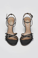 Πέδιλα με λεπτά λουράκια CORINA - Μαύρο - thefashionproject.gr - CORINA