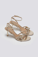 Πέδιλα με λεπτά λουράκια CORINA - Χρυσό - thefashionproject.gr - CORINA