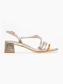Πέδιλα με λεπτά λουράκια ERYNN - Χρυσό - thefashionproject.gr - ERYNN