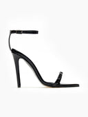 Πέδιλα με λεπτό λουράκι TFP - Μαύρο - thefashionproject.gr - TFP