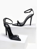 Πέδιλα με λεπτό λουράκι TFP - Μαύρο - thefashionproject.gr - TFP