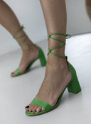 Πέδιλα με μπαρέτα και κορδόνια Bebece - Πράσινο - thefashionproject.gr - Bebece