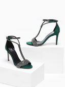 Πέδιλα με μπαρέτα και στρας tfp - Κυπαρισσί - thefashionproject.gr - TFP