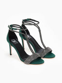Πέδιλα με μπαρέτα και στρας tfp - Κυπαρισσί - thefashionproject.gr - TFP