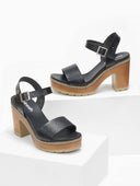 Πέδιλα με μπαρέτα Refresh 170777 - Μαύρο - thefashionproject.gr - Refresh