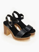 Πέδιλα με μπαρέτα Refresh 171782 - Μαύρο - thefashionproject.gr - Refresh