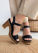 Πέδιλα με μπαρέτα Refresh 171782 - Μαύρο - thefashionproject.gr - Refresh