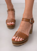 Πέδιλα με μπαρέτα Refresh 171782 - Τάουπε - thefashionproject.gr - Refresh