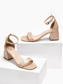 Πέδιλα με μπαρέτα TFP - Μπεζ - thefashionproject.gr - TFP
