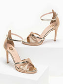 Πέδιλα με μπαρέτα tfp - Χρυσό - thefashionproject.gr - Estil