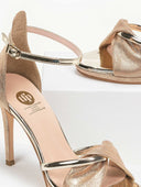 Πέδιλα με μπαρέτα tfp - Χρυσό - thefashionproject.gr - Estil