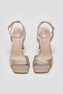 Πέδιλα με pattern TFP - Χρυσό - thefashionproject.gr - TFP - 23865009003