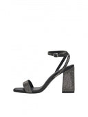 Πέδιλα με στρας ONLY 15340872 - Μαύρο - thefashionproject.gr - ONLY