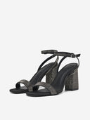 Πέδιλα με στρας ONLY 15340872 - Μαύρο - thefashionproject.gr - ONLY