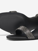 Πέδιλα με στρας ONLY 15340872 - Μαύρο - thefashionproject.gr - ONLY