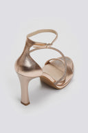 Πέδιλα με στρας RAGAZZA - Χαλκός - thefashionproject.gr - RAGAZZA