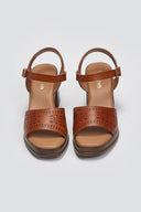 Πέδιλα με χοντρό τακούνι Refresh 172523 - Ταμπά - thefashionproject.gr - Refresh