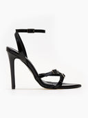 Πέδιλα μυτερά λουστρίνι TFP 75432 - Μαύρο - thefashionproject.gr - TFP