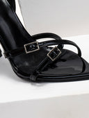 Πέδιλα μυτερά λουστρίνι TFP 75432 - Μαύρο - thefashionproject.gr - TFP