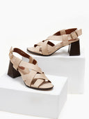 Πέδιλα suede με crossover φάσες ERYNN