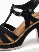 Πέδιλα suede με μπαρέτα Refresh 171875