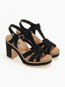 Πέδιλα suede με μπαρέτα Refresh 171875
