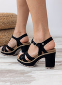 Πέδιλα suede με μπαρέτα Refresh 171875