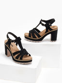 Πέδιλα suede με μπαρέτα Refresh 171875