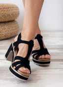 Πέδιλα suede με μπαρέτα Refresh 171875