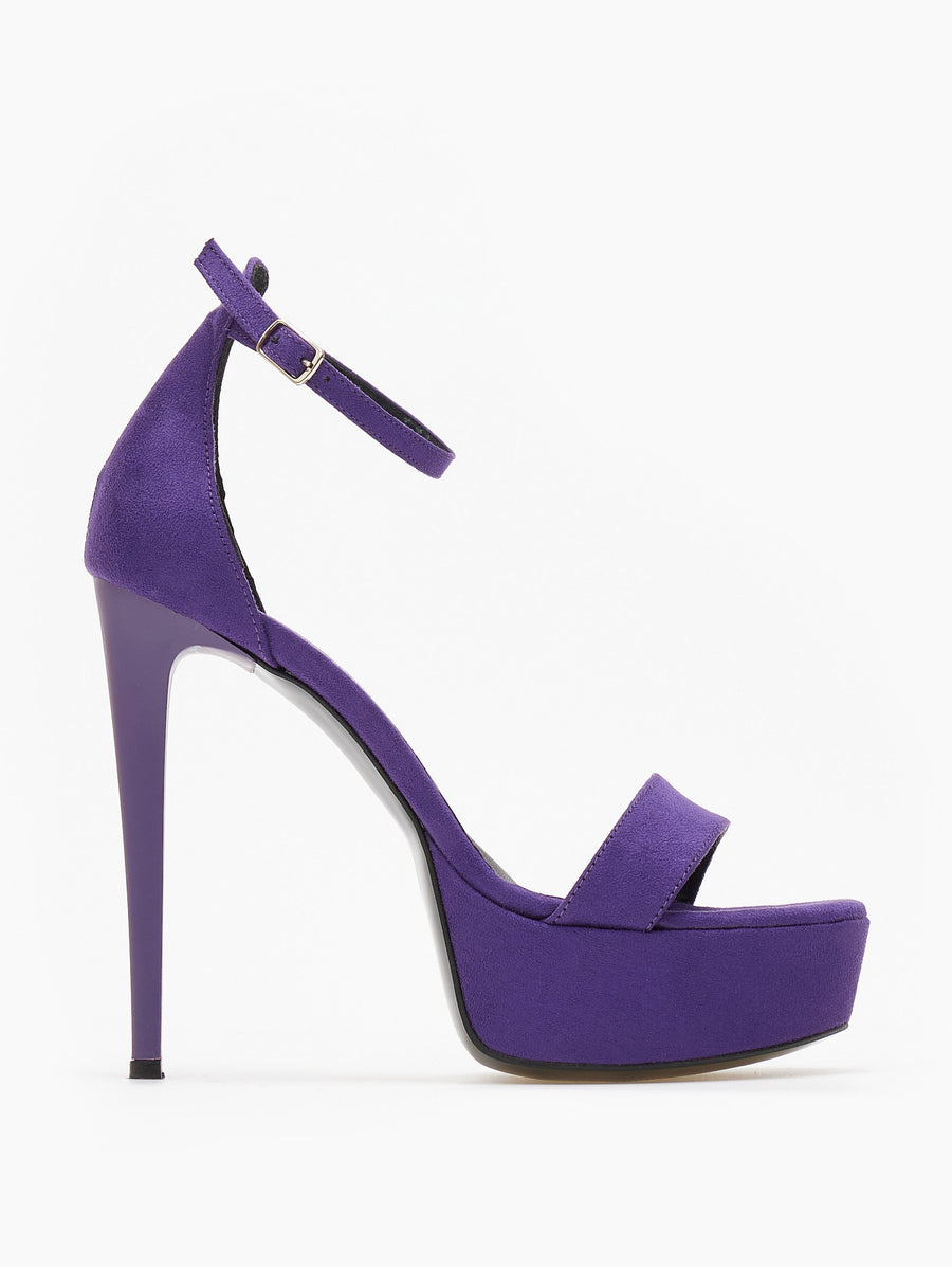 Πέδιλα με μπαρέτα suede tfp