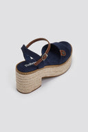 Πέδιλα suede με σχοινί στη σόλα Refresh 172578