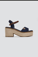Πέδιλα suede με σχοινί στη σόλα Refresh 172578
