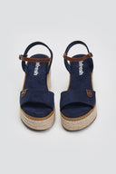 Πέδιλα suede με σχοινί στη σόλα Refresh 172578