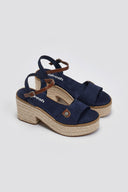 Πέδιλα suede με σχοινί στη σόλα Refresh 172578