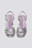 Πέδιλα χαμηλά με μπαρέτα MARIAMARE - Ασημί - thefashionproject.gr - MARIAMARE