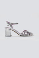 Πέδιλα χαμηλά με μπαρέτα MARIAMARE - Ασημί - thefashionproject.gr - MARIAMARE
