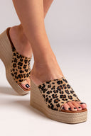 Πλατφόρμες από συνθετικό ponyskin με print Estil