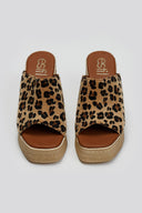 Πλατφόρμες από συνθετικό ponyskin με print Estil