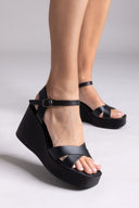 Πλατφόρμες crossover Estil - Μαύρο - thefashionproject.gr - Estil - 23936002003