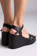 Πλατφόρμες crossover Estil - Μαύρο - thefashionproject.gr - Estil - 23936002003