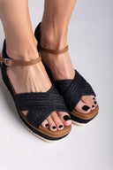 Πλατφόρμες crossover REFRESH 171543 - Μαύρο - thefashionproject.gr - Refresh