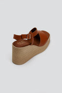 Πλατφόρμες δερμάτινες ESTIL - Ταμπά - thefashionproject.gr - Estil