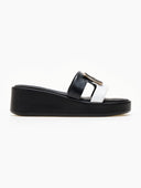 Πλατφόρμες δερμάτινες Mariella Fabiani 2441/75 - Μαύρο - thefashionproject.gr - Mariella Fabiani