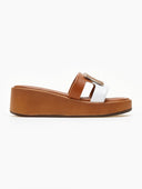 Πλατφόρμες δερμάτινες Mariella Fabiani 2441/75 - Ταμπά - thefashionproject.gr - Mariella Fabiani